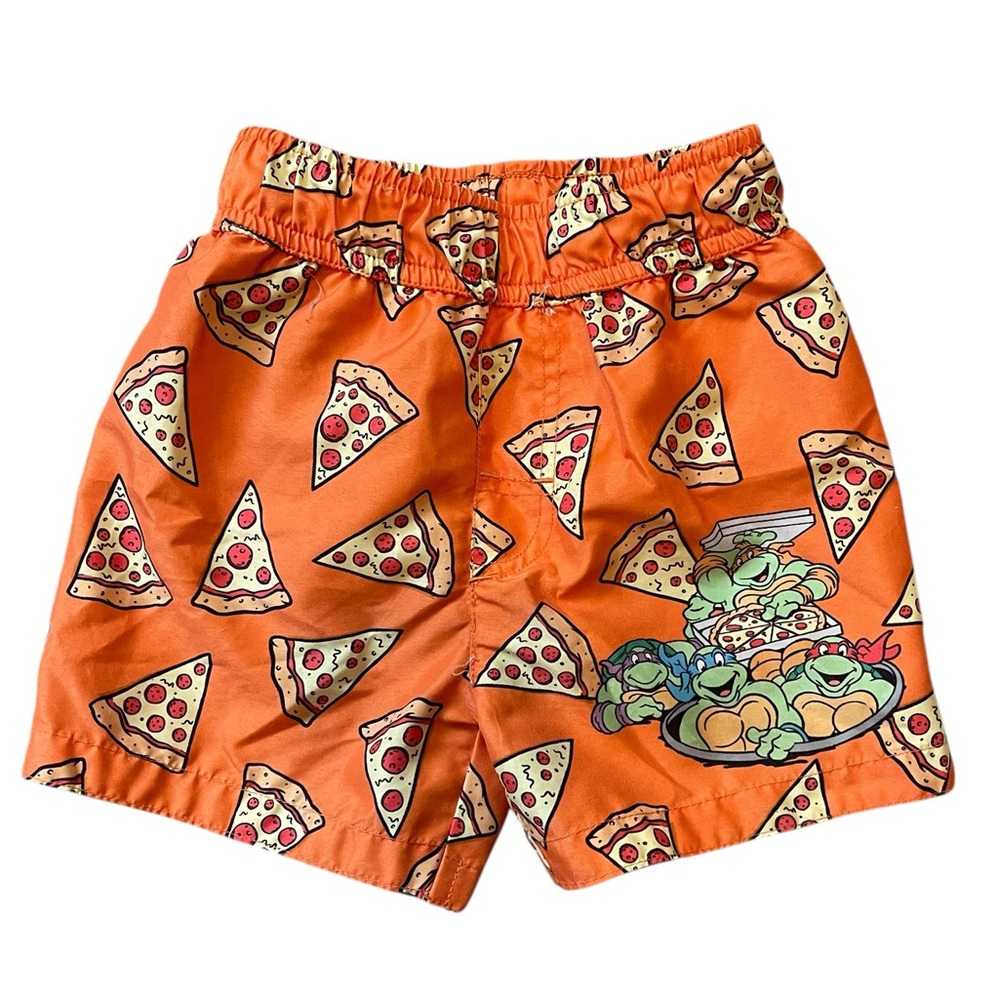 TMNT Pizza Swim Shorts 18mo